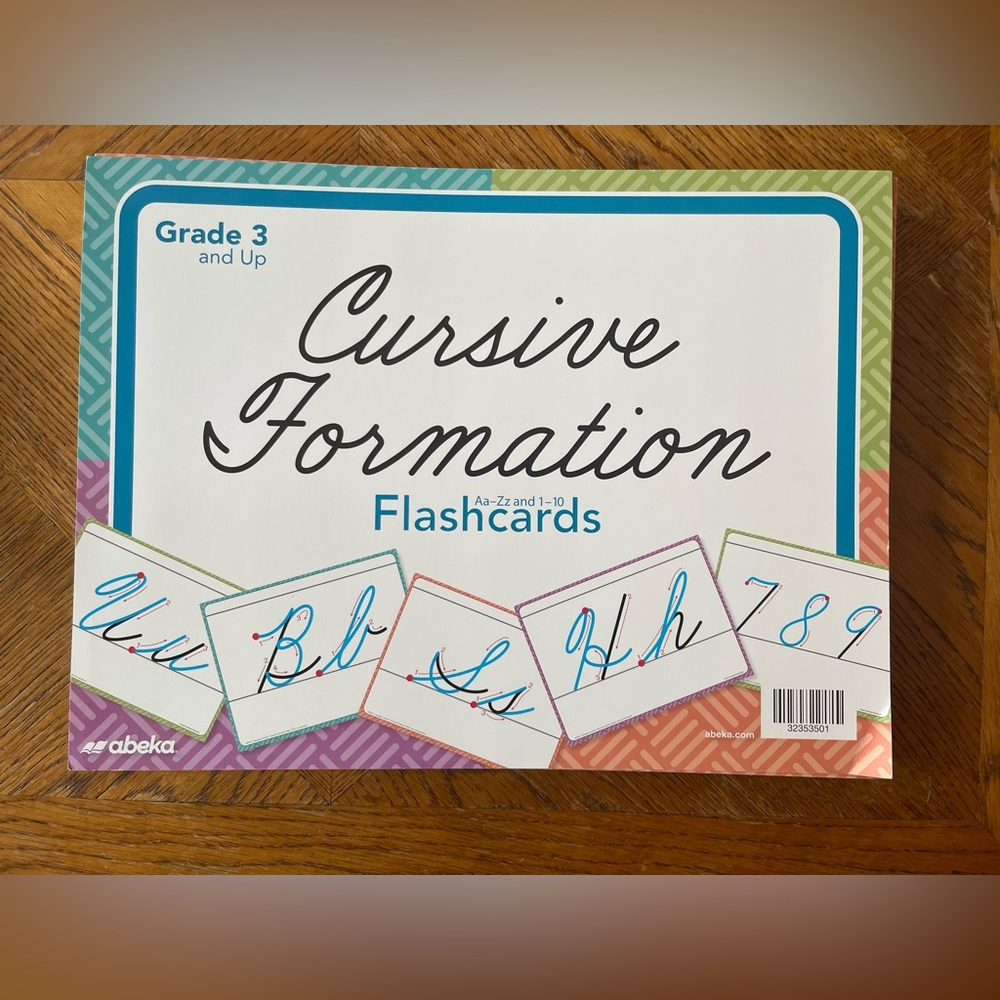 Abeka Cursive Formation Flashcards